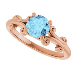 Sculptural Solitaire Ring