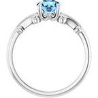 Sculptural Solitaire Ring
