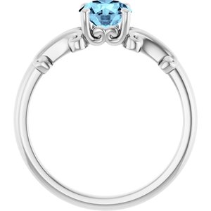 Sculptural Solitaire Ring