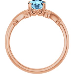 Sculptural Solitaire Ring