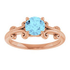 Sculptural Solitaire Ring