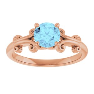 Sculptural Solitaire Ring