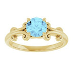Sculptural Solitaire Ring