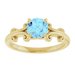 Sculptural Solitaire Ring
