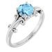 Sculptural Solitaire Ring