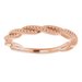 Stackable Beaded Twist Ring