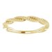 Stackable Beaded Twist Ring