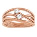 Two-Stone Bypass Ring