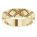 X-Patterned Quilted Band