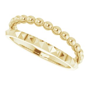 Stackable Geometric Ring