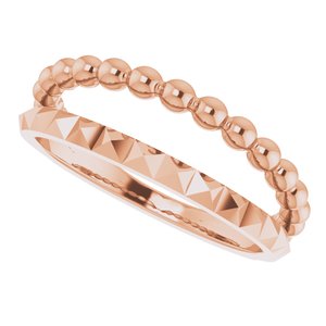 Stackable Geometric Ring