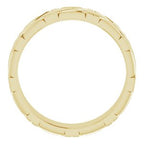 X-Patterned Quilted Band