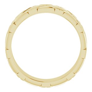 X-Patterned Quilted Band