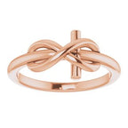 Infinity-Inspired Cross Ring