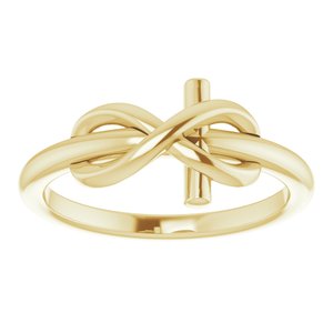 Infinity-Inspired Cross Ring