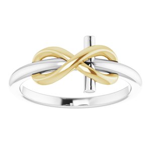 Infinity-Inspired Cross Ring
