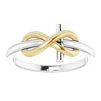 Infinity-Inspired Cross Ring