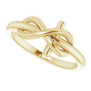 Infinity-Inspired Cross Ring