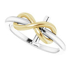Infinity-Inspired Cross Ring