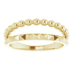 Stackable Geometric Ring