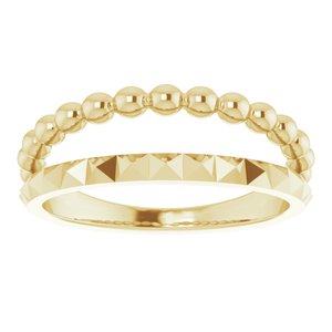 Stackable Geometric Ring