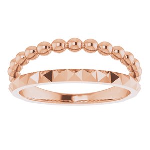 Stackable Geometric Ring