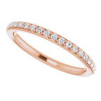 Hidden Halo-Style Engagement Ring or Band
