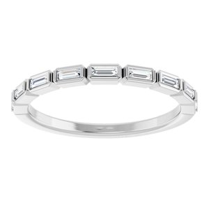 Bezel-Set Anniversary Band