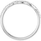 Three-Stone Halo-Style Engagement Ring or Band
