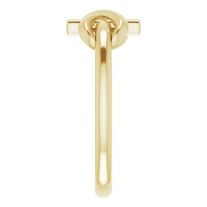 Infinity-Inspired Cross Ring