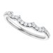 Three-Stone Halo-Style Engagement Ring or Band