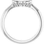 Halo-Style Vintage-Inspired Engagement Ring or Band