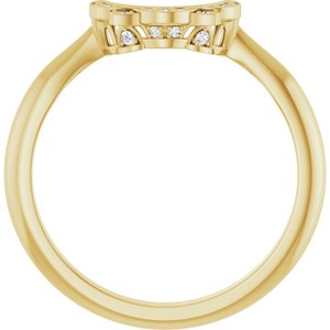 Halo-Style Vintage-Inspired Engagement Ring or Band