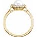 Halo-Style Pearl Ring