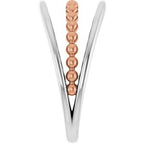 Negative Space Beaded Ring