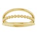 Negative Space Beaded Ring