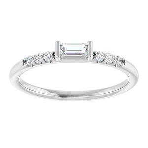 Stackable Accented Ring