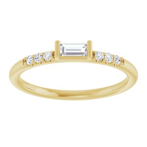 Stackable Accented Ring