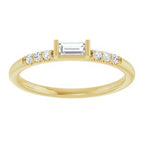 Stackable Accented Ring