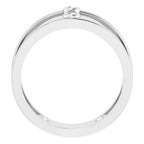 Two-Stone Negative Space Ring