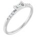 Stackable Accented Ring
