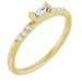 Stackable Accented Ring