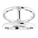 Two-Stone Negative Space Ring