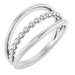 Negative Space Beaded Ring