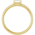 Stackable Accented Ring