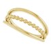 Negative Space Beaded Ring