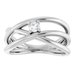 Solitaire Negative Space Ring