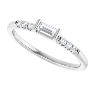 Stackable Accented Ring
