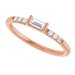 Stackable Accented Ring