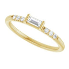 Stackable Accented Ring